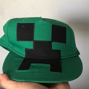 Boys Minecraft hat green